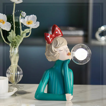 Bubble Girl Lamp