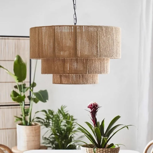 Hemp Rope Pendant Light